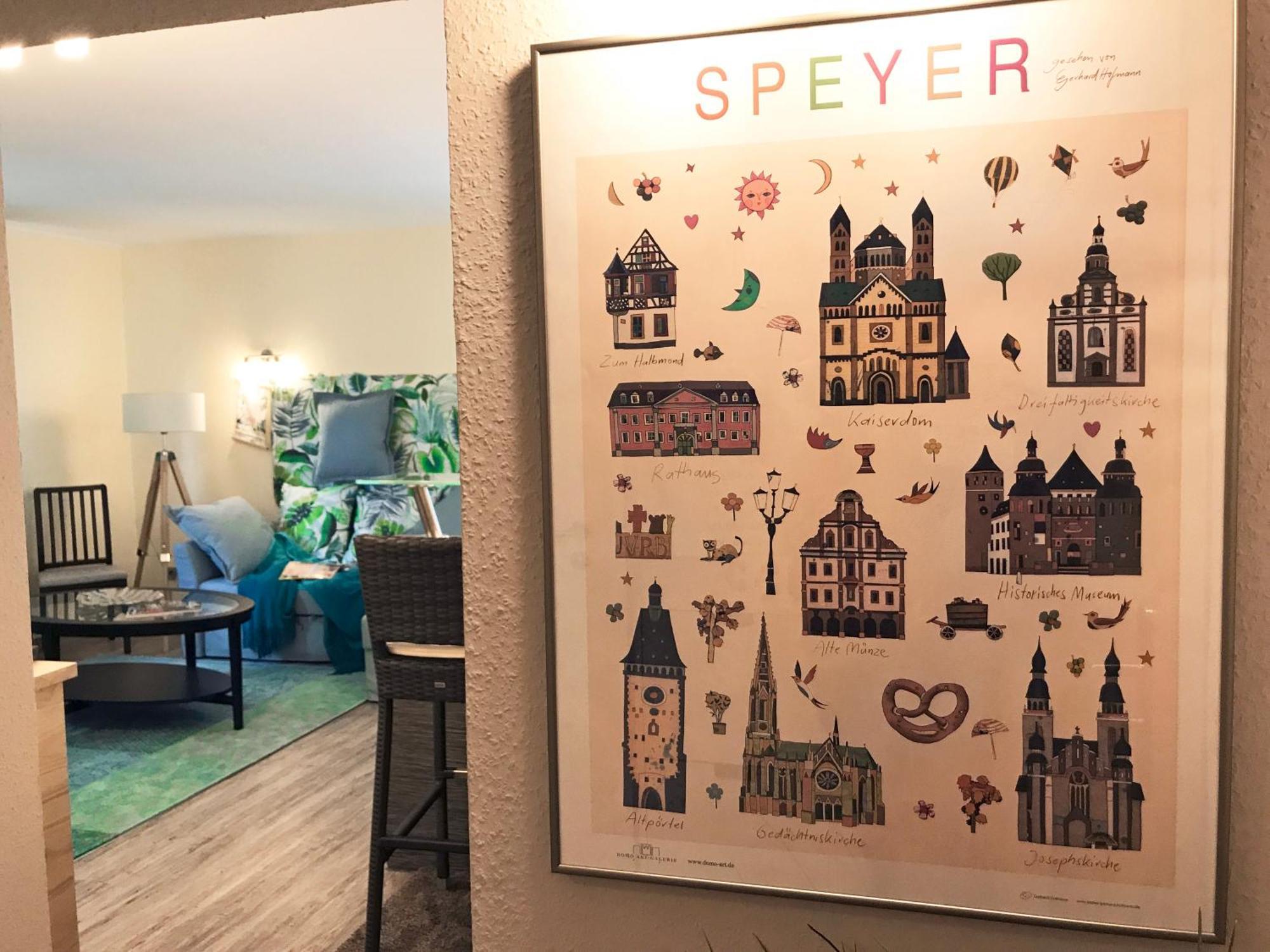 Dompanorama Der Kleine Dschungel Apartment Fuer 2-4 Pers Speyer Ngoại thất bức ảnh